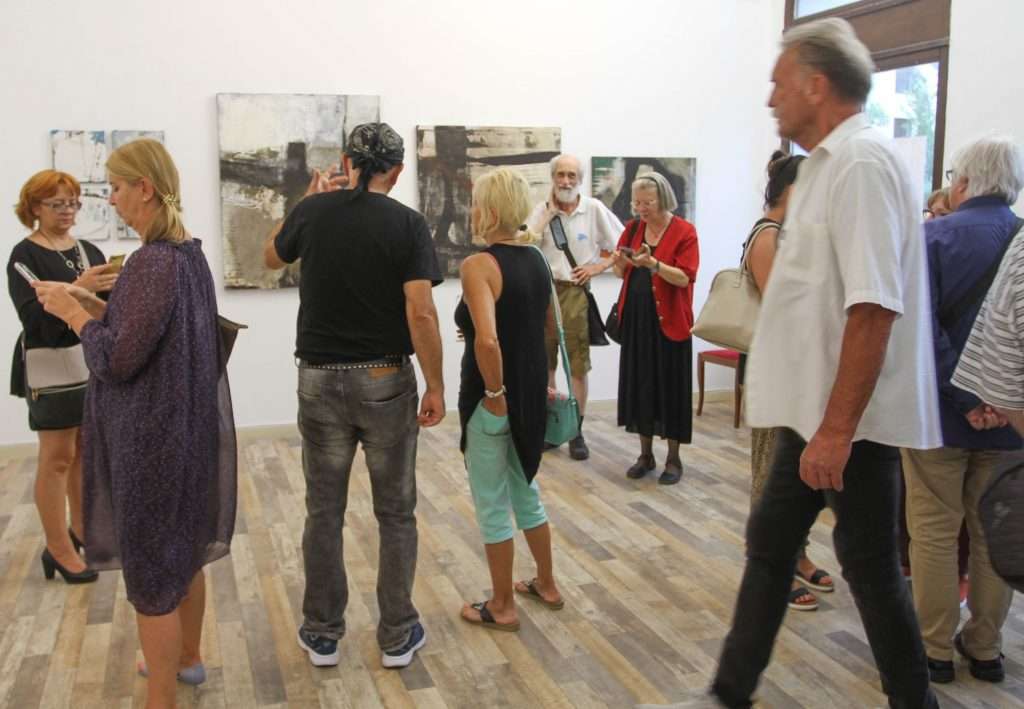 Soós Krisztina at the exhibition: Origin, 2021, Budapest, Art9 Galery